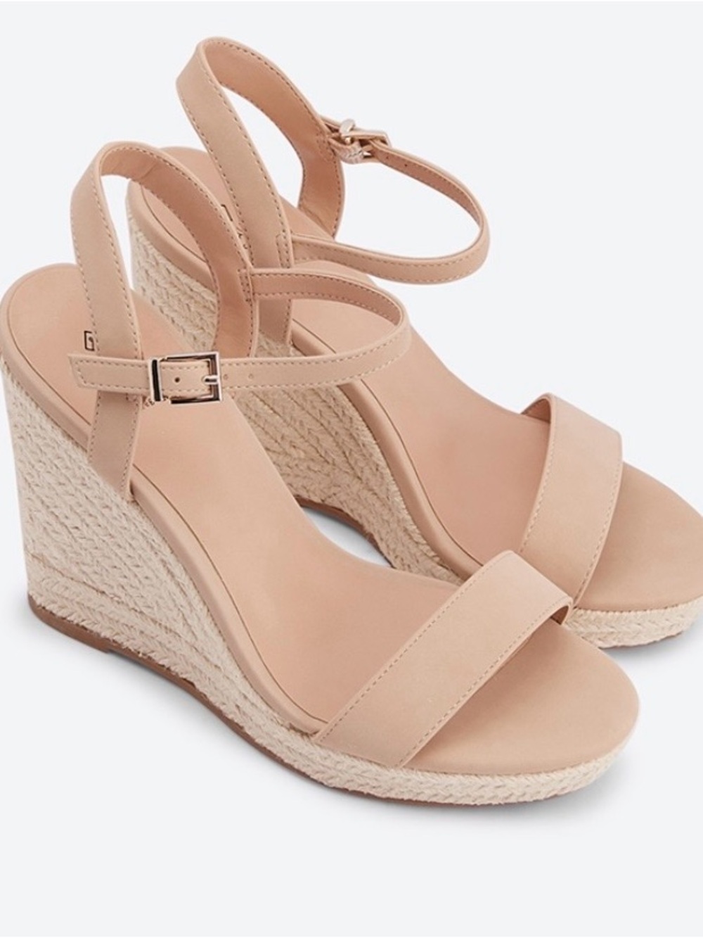 Beige Women’s Wedge Sandals - Classic Summer Heels - Call It Spring